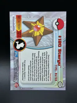 Pokemon Topps TV Animation Edition #120 Staryu Blue Label NM - 0232 - Image 2