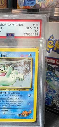 Pokemon Gym challenge 1st edition Misty’s Seel PSA 10 - Image 3