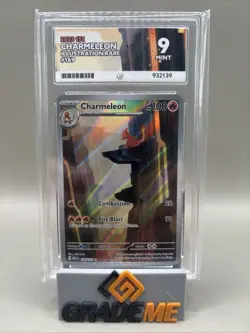 ACE 9 MINT - Charmeleon #169 Pokemon 151 Illustration Rare Graded - Image 1
