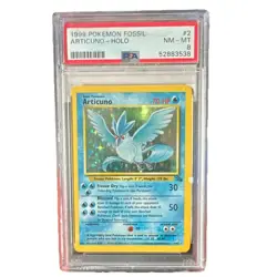Pokemon Articuno 2/62 Fossil Holo Rare Holo Basic 70 HP English Unlimited - Image 1
