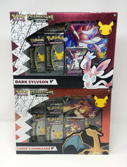 Pokemon Celebrations Collection Lot - Lance's Charizard V & Dark Sylveon V ES/FS - Image 1