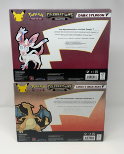 Pokemon Celebrations Collection Lot - Lance's Charizard V & Dark Sylveon V ES/FS - Image 2