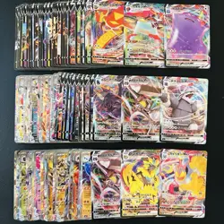 100 ex V Vmax RR RRR Holo Full Arts Lot Set Pokemon Japanese Cards T653 - Image 1