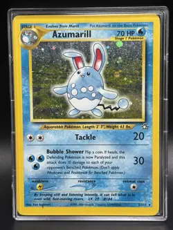 1st Edition Azumarill Holo - Pokemon 2000 Neo Genesis #2 NM-MT - Image 1