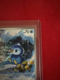 Pokemon TCG - Piplup 98/94 - Phantasmal Flames Illustration Rare - NM - Image 4