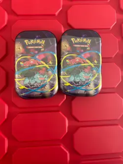 Pokemon Mega Heroes Mini Tin Lot x2 Mega Venusaur sealed - Image 1