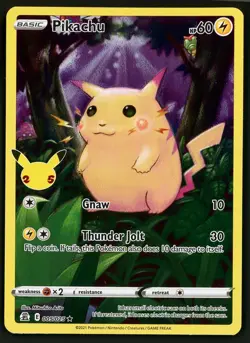 Pikachu MP 005/025 - Holo Rare Celebrations 25th Anniversary - Pokemon (H) - Image 1