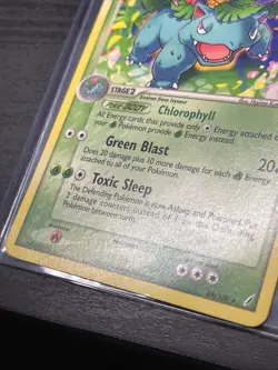 Venusaur 28/100 Rare Crystal Guardians Pokemon Card - Image 2
