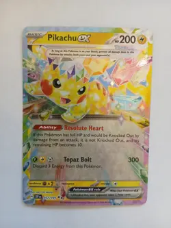 Pikachu ex 057/191 Prize Pack Series 7 Pokemon Promo 57 - Image 1