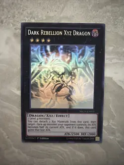 Yugioh - Dark Rebellion Xyz Dragon (Ghost Rare) (NECH-EN053) - The New Challenge - Image 1