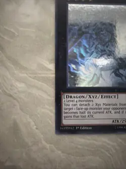 Yugioh - Dark Rebellion Xyz Dragon (Ghost Rare) (NECH-EN053) - The New Challenge - Image 4