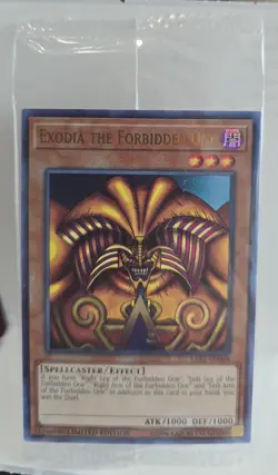2018 YU-GI-OH! #LART-EN004 EXODIA THE FORBIDDEN ONE LOST ART PROMO SEALED (212) - Image 1