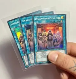 x3 Dragonmaid Send-Off CHIM-ENSE3 (NM) Super Rare Limited Edition YuGiOh! TCG - Image 3