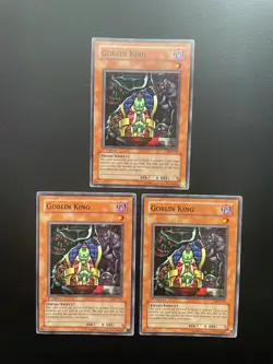 Yugioh Goblin King AST-031 1st Edition Common LP/MP X3 - Image 1