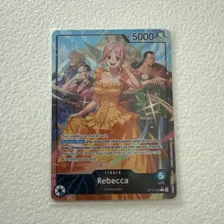 Rebecca Alt Art Leader OP15 039 One Piece TCG Adventure on Kami’s Island - Image 1