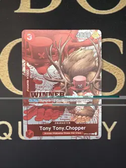 Tony Tony Chopper RARE WINNER CHAMPIONSHIP ALT ART OP04-010 ONE PIECE TCG - Image 1