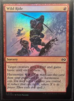 MTG Tarkir Dragonstorm Wild Ride Foil (Common) - Image 1
