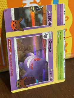 Pokemon Card Gengar Error Miscut NFC - One Of A Kind - Image 2