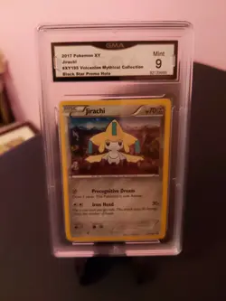 2017 Pokemon Jirachi XY195 FA Black Star Promo Holo GMA 9MT - Image 1