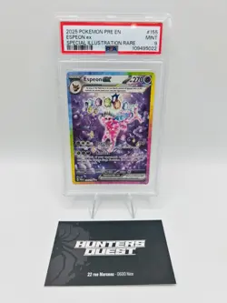 PSA 9 Espeon ex 155/131 Prismatic Evolutions Pokemon - Image 1