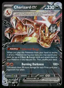 Charizard ex - 196 Promo Holo NM Pokemon SV: Scarlet & Violet Promo Cards - Image 1