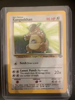 Pokemon TCG Kangaskhan Jungle 5/64 Holo Unlimited Holo Rare - Image 1