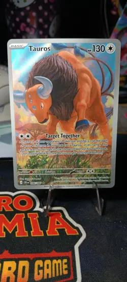 Tauros 096/086 chaos rising Secret Rare Full Art Holo Pokemon TCG Near Mint Nm - Image 1