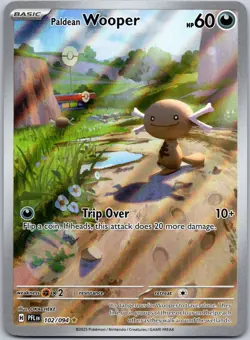 Paldean Wooper 102/094 Illustration Rare Phantasmal Flames NM - Image 1