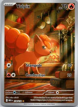 Vulpix 138/132 Illustration Rare Mega Evolution NM - Image 1