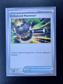 Enhanced Hammer 148/167 Pokemon TCG Twilight Masquerade Trained NM - Image 1