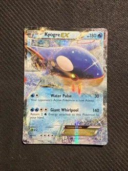 Pokemon TCG Kyogre-EX XY Black Star Promos Holo Card XY41 - Image 1