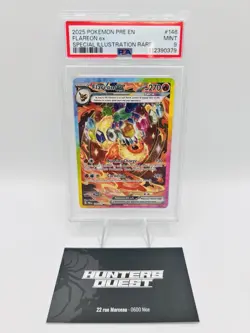 PSA 9 Pokemon Flareon ex Prismatic Evolutions Special Illustration Rare - Image 1