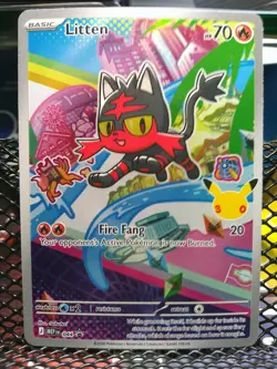 LITTEN 044 PROMO FULL ART POKEMON TCG NM - Image 1
