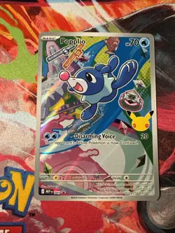 Popplio 045 - Holo ME: Mega Evolution Promo Pokemon NM - Image 1
