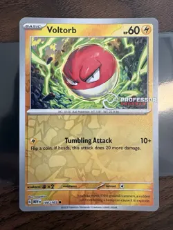 Professor Program Voltorb | 100/165 MEW 151 | Pokemon TCG Reverse Holo - Image 1