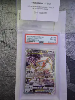 2023 Pokemon SWSH Crown Zenith #GG46 FA Deoxys VSTAR PSA 10 GEM MINT - Image 3