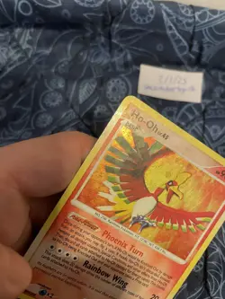 Pokemon TCG Ho-Oh #10/132 Secret Wonders holo rare bleed & swirls; FREE SHIPPING - Image 3
