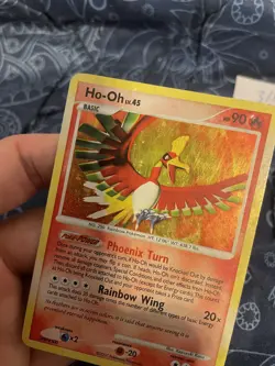 Pokemon TCG Ho-Oh #10/132 Secret Wonders holo rare bleed & swirls; FREE SHIPPING - Image 5