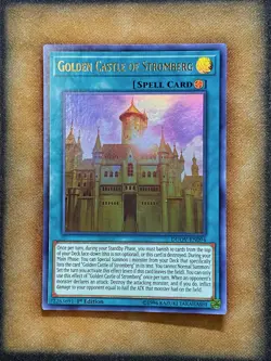Yugioh Golden Castle of Stromberg DUOV-EN094 Ultra Rare 1st Ed NM - Image 1