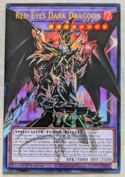 YUGIOH- Red-Eyes Dark Dragoon - RA05-EN141 - Ultra Rare - 1st Ed. (OVERFRAME) - Image 1