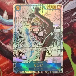 One Piece CCG Sanji OP06-119 Secret Rare Manga PRB02 Japanese Edition - Image 1