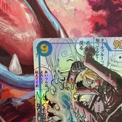 One Piece CCG Sanji OP06-119 Secret Rare Manga PRB02 Japanese Edition - Image 4