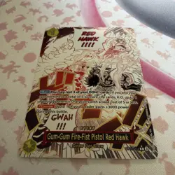 Gum-Gum Fire-Fist Pistol Red Hawk (Alt Art) OP11-114 English - One Piece - NM - Image 5