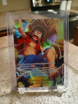 One Piece TCG Monkey D. Luffy SEC OP15-119 English Kamis Adventure - Image 1