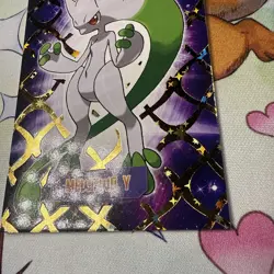 Gold Box Hit Holo Mewtwo Y Textured Shinny Database Non-TCG Pokemon Card - Image 3