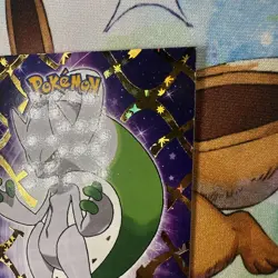 Gold Box Hit Holo Mewtwo Y Textured Shinny Database Non-TCG Pokemon Card - Image 4
