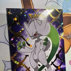 Gold Box Hit Holo Mewtwo Y Textured Shinny Database Non-TCG Pokemon Card - Image 5