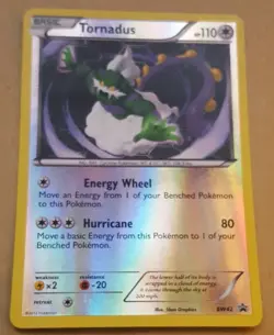 POKEMON PROMO CARD - BLACK AND WHITE - TORNADUS BW42 (REV HOLO) NM - Image 1