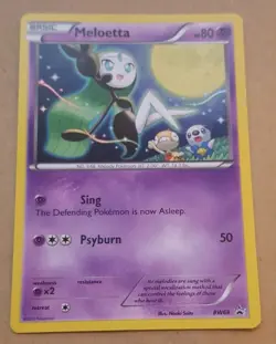 POKEMON PROMO CARD - BLACK AND WHITE EXPANSION - MELOETTA BW68 NM - Image 1