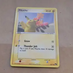 POKEMON PROMO CARD - POP SERIES 2 - PIKACHU 16/17 - RARE NM - Image 1